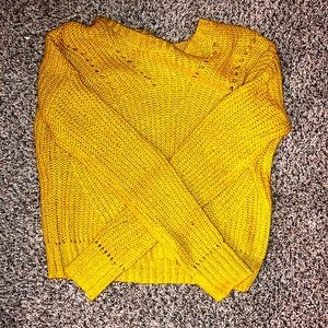 Yellow Knit Sweater
